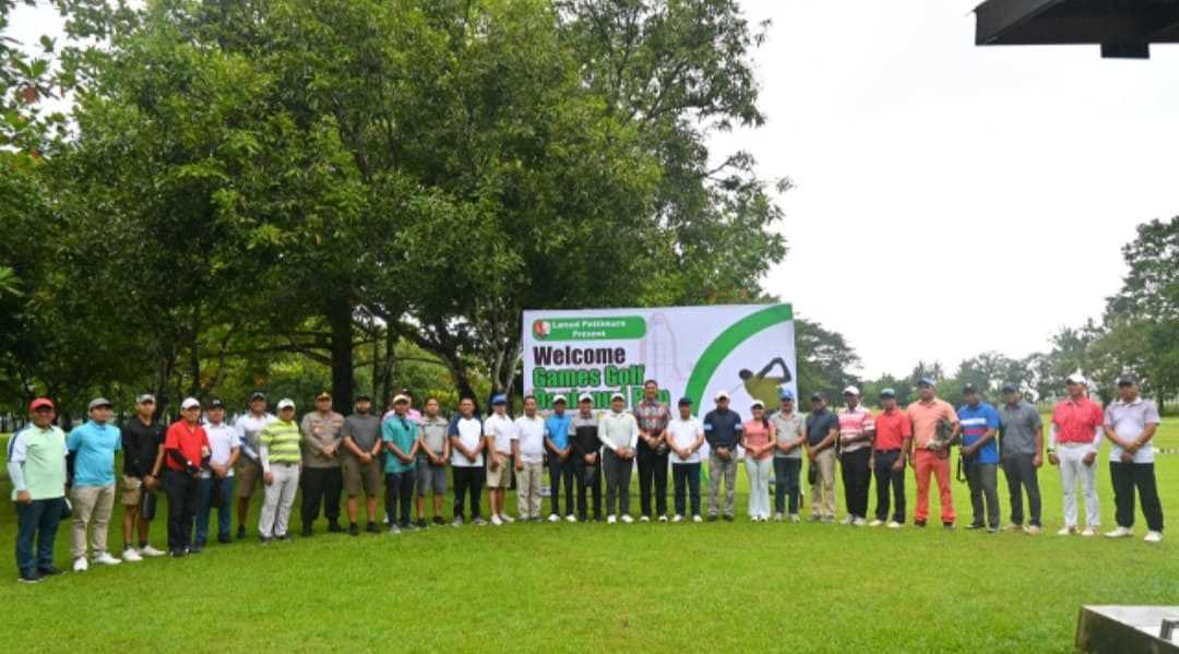 Pererat Hubungan Lintas Lembaga, Danlanud Pattimura Gelar Welcome Games Golf