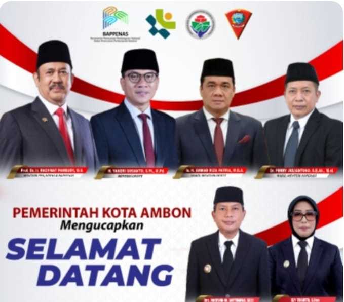 Empat Pejabat Negara Hadir Saka Satunya Bicarakan Jalan Lingkar Kota Ambon