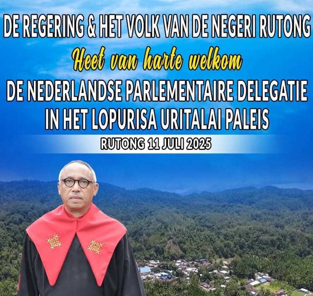 Raja Rutong RVM Terima Kunjungan Delegasi Belanda, Perkenalkan Adat Rutong & Kota Ambon-Maluku