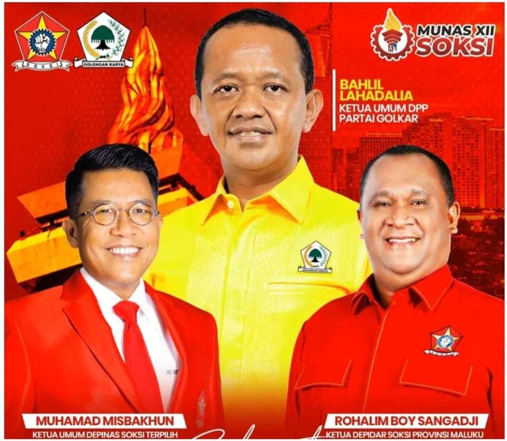 Munas XII SOKSI Hasilkan Mukhamad Misbakhun Ketua Umum, Delegasi Maluku Ambil Peran Strategis
