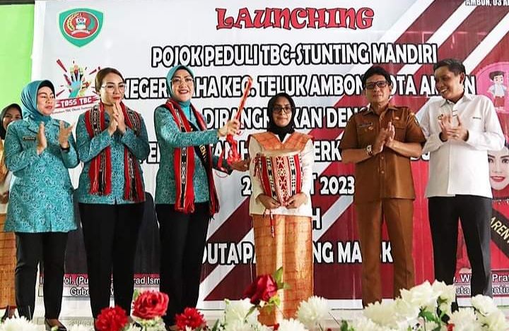 WIDYA PRATIWI MI, LAUNCHING POJOK PEDULI TBC-STUNTING MANDIRI DI NEGERI LAHA