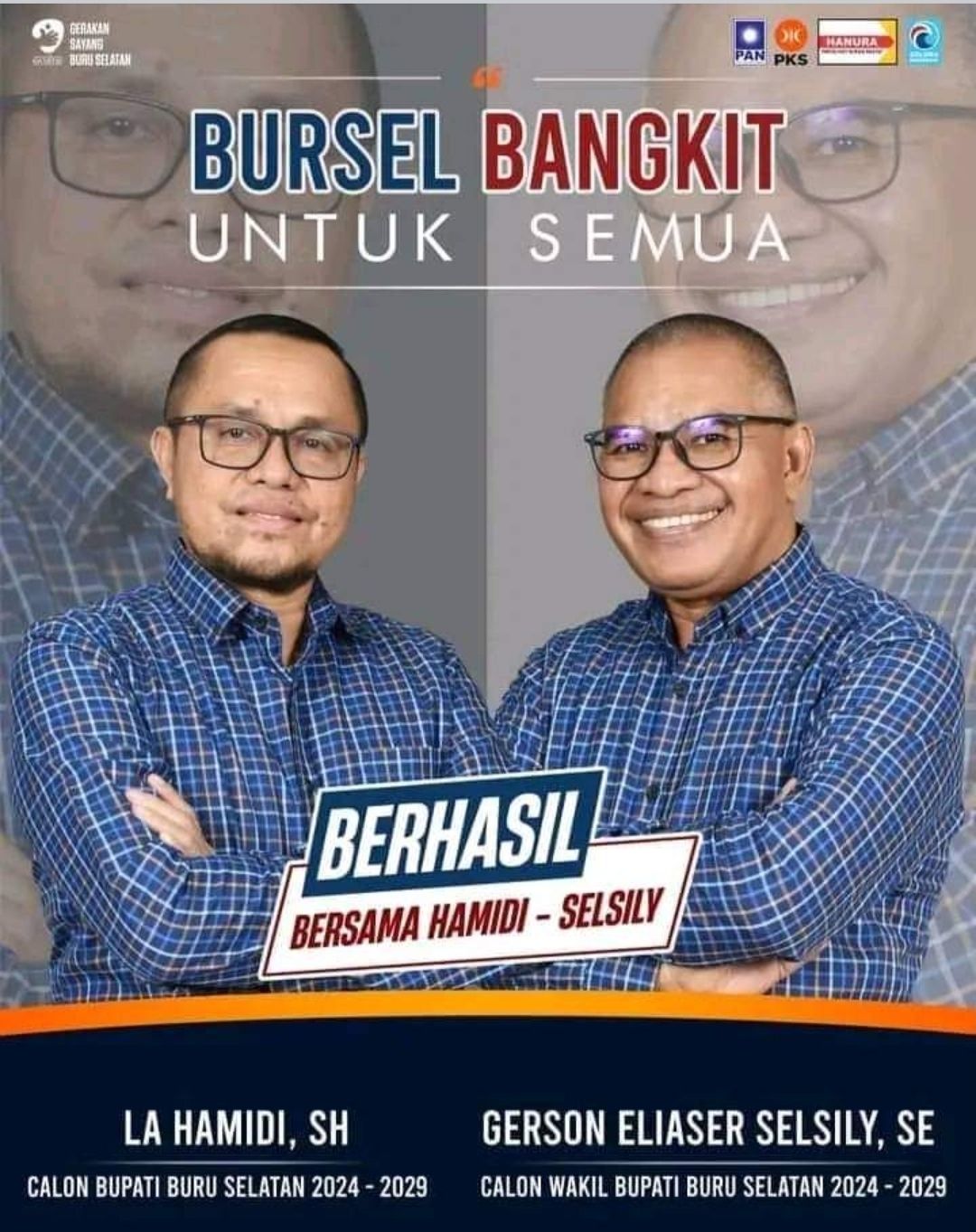 Pasangan Berhasil Sangat Dapat Dukungan Masyarakat Jadi Pimpinan Di Bursel