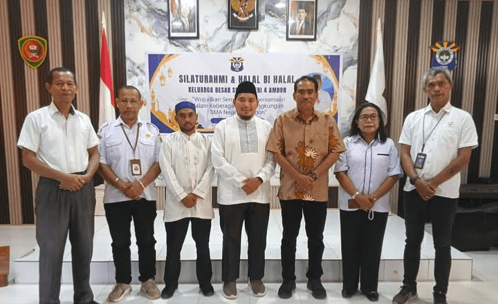 Tentua : SMA N 4 Gelar Halal Bi Halal Pererat Tali Persaudaraan Antar Warga Sekolah, OSIS