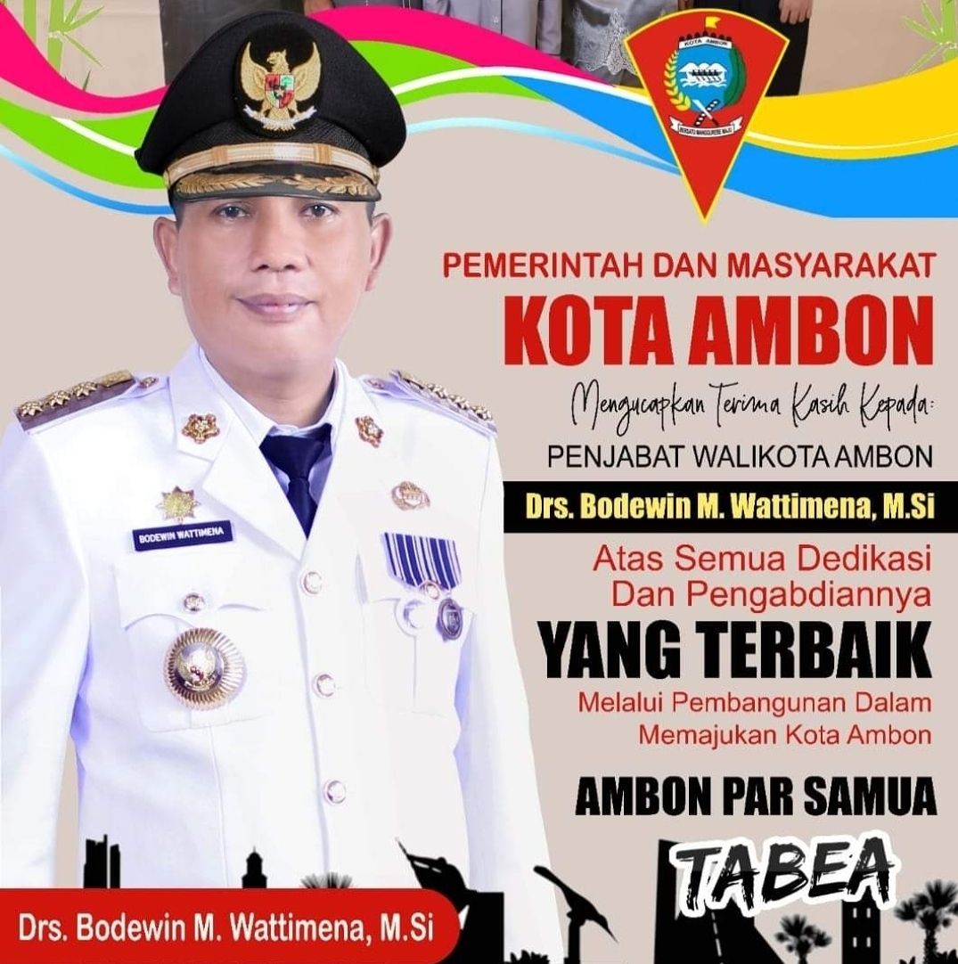 BW : Pamit Dari Dari Pers Minta Terus Bangun Kota Ambon Lewat Pemberitaan Menyejukan 