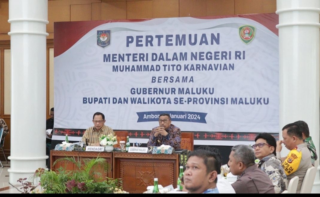 MENDAGRI PIMPIN RAKOR KEPALA DAERAH SE-PROVINSI MALUKU TAHUN 2024