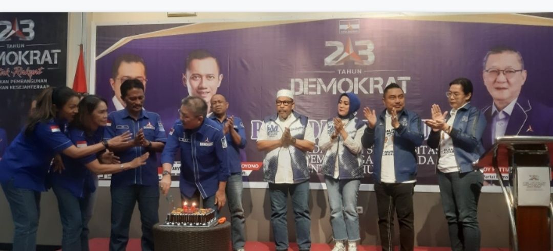 BMW : Di Hut Demokrat Ke-23, Murad Ismail Dinilai Sukses,  Raih Berbagai Prestasi Saat Jabat  Gubernur