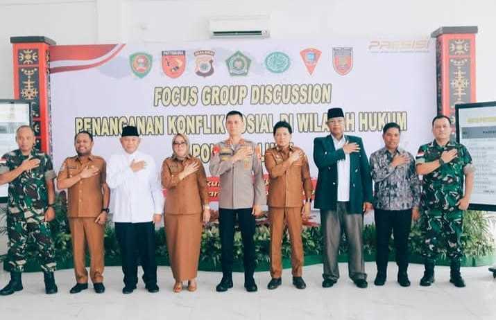 LAWALATA HADIRI PERTEMUAN FGD DI POLDA MALUKU