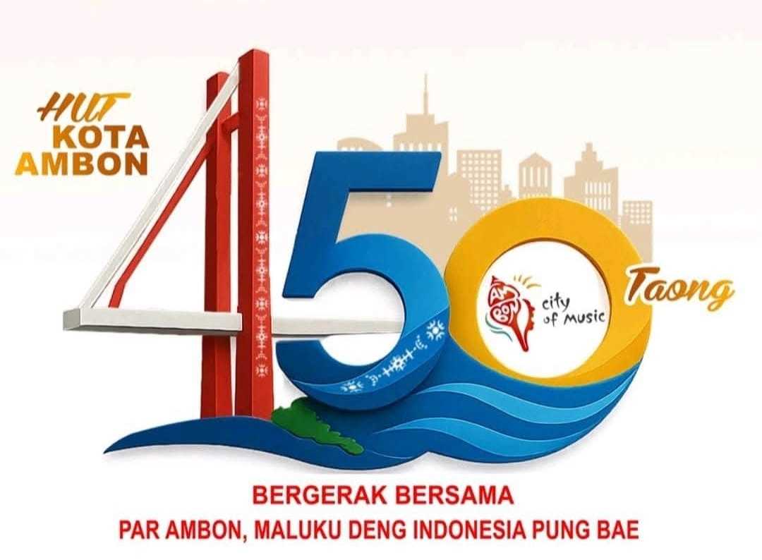 Logo HUT ke-450 Kota Ambon  Diluncurkan, Penuh Makna Identitas & Semangat Kebersamaan