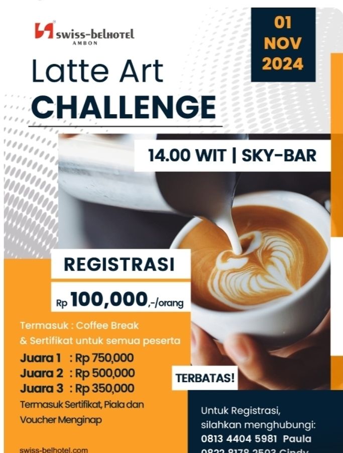 Swiss-Belhotel Ambon Gelar Acara   Tukel Kopi Session 3 di Sky-Bar Lantai 11