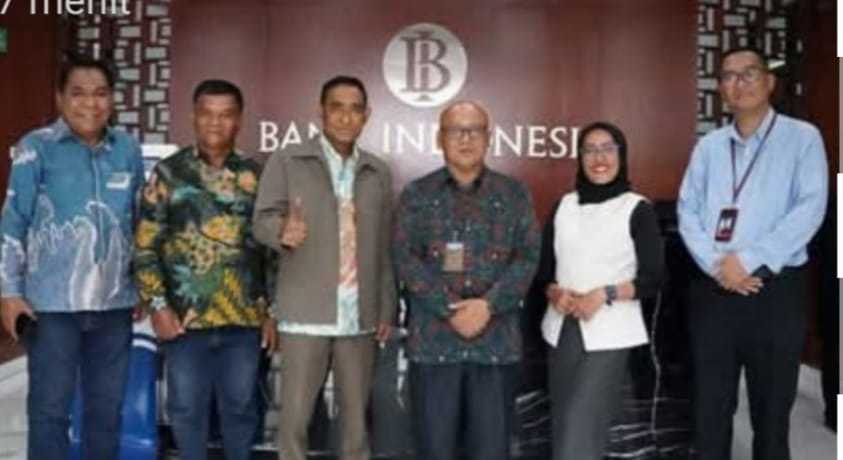 Wali Kota Tual Bersilaturahmi Dengan Bank Perwakilan Indonesia Diterima Muhamad Latif