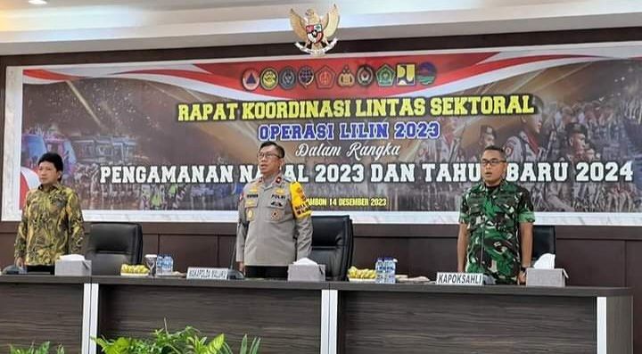 OPERASI SEKTORAL POLDA GELAR RAKOR LINTAS LILIN SALAWAKU 2023