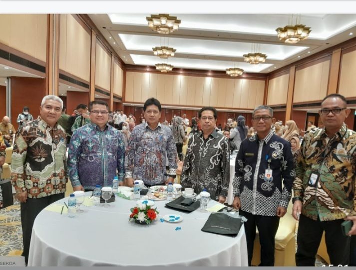 Wakili Gubernur Maluku, Sekda, Ketua Bapeda, Kominfo  Perhubungan hadiri Pembukaan Rakortekbang Tahun 2023