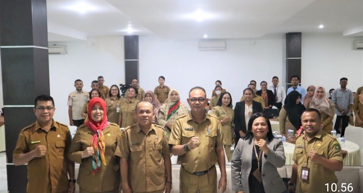 Diskominfo Gelar Rapat Walidata Statistik Sektoral Untuk Implementasi Satu Data Indonesia Provinsi Maluku, 