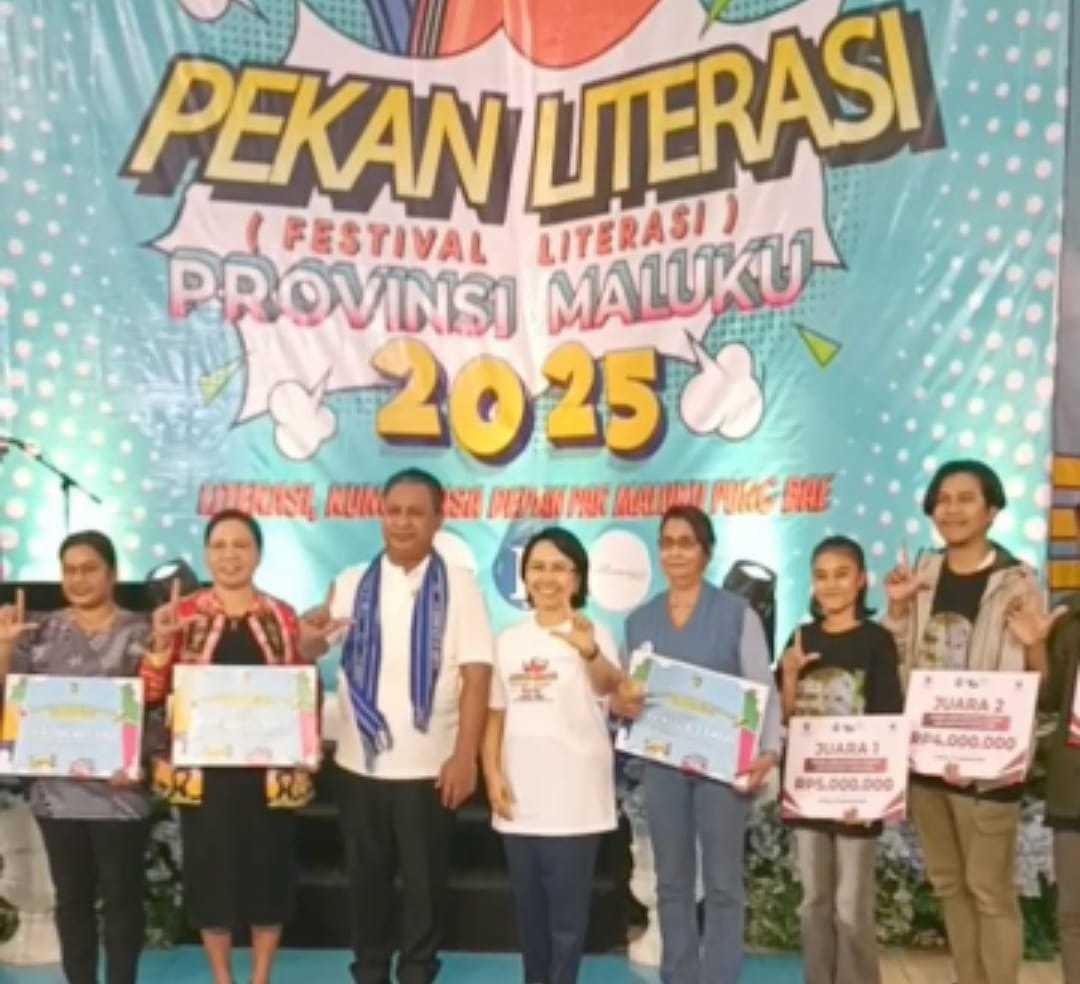 WAGUB MALUKU BUKA PEKAN LITERASI, DORONG MINAT BACA ANAK MUDA MALUKU TINGKATKAN SDM