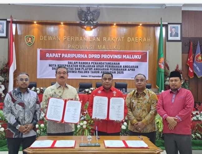 Gubernur & Ketua DPRD Teken Nota Kesepakatan KUPA-PPAP APBD 2025