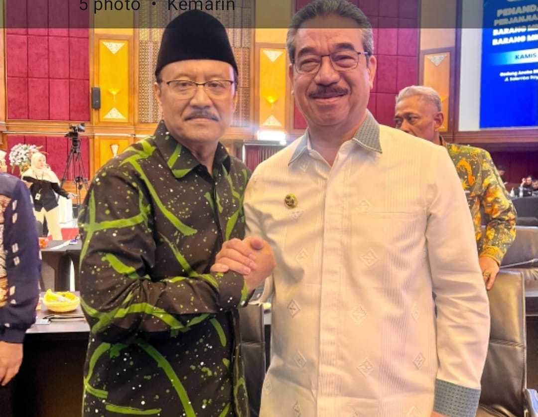 GUBERNUR HADIRI PENANDATANGANAN PERJANJIAN PINJAM PAKAI BMD UNTUK PENYELENGGARAAN SEKOLAH RAKYAT