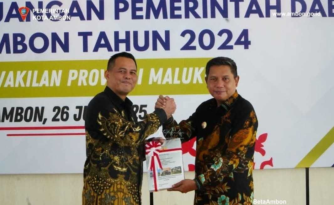 Wali Kota Bersyukur Pemerintah Kota Ambon Tinggalkan Disclaimer, Capai WDP