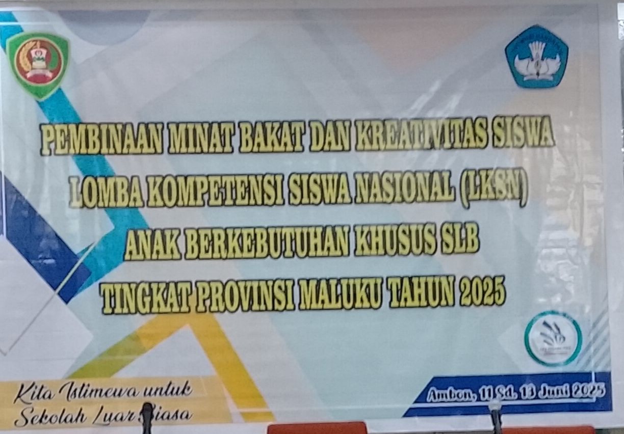 Dikbud Gelar LKS Bagi Siswa Berkebutuhan Khusus