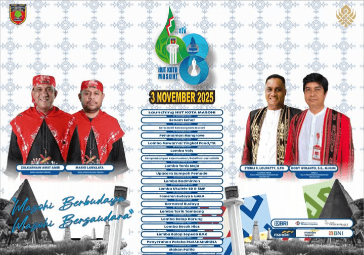 Bpk Wilayah  XX Maluku Dukung HUT Kota Masohi ke-68
