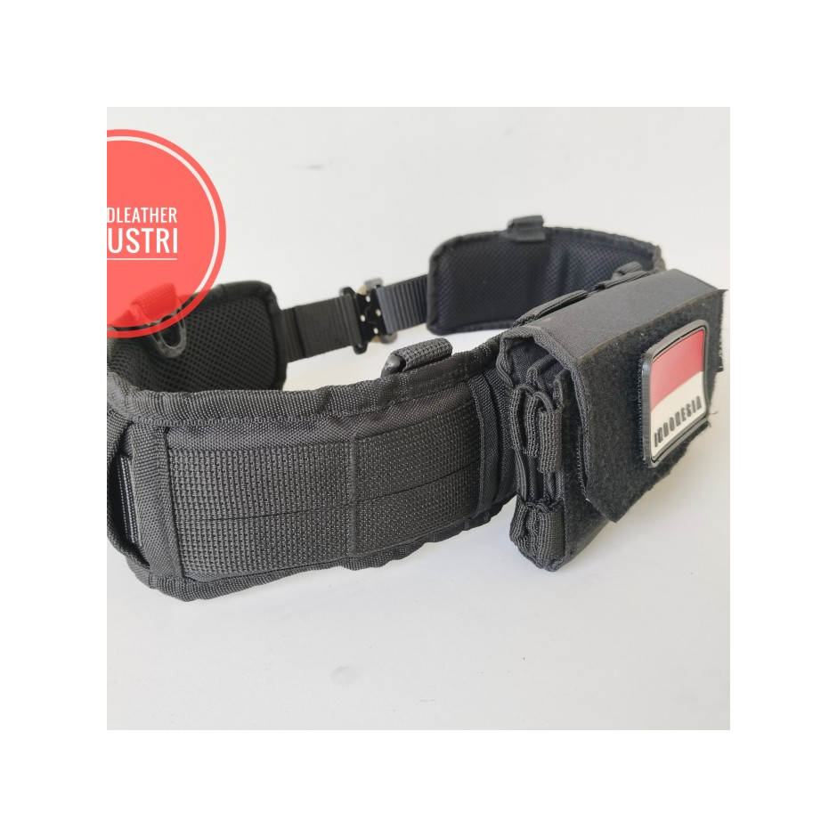 KOPEL SABUK TACTICAL WARBLET TACTICAL SET POUCH WARNA HITAM