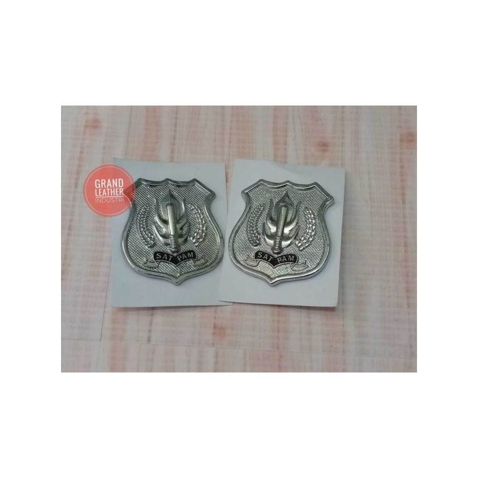 Pin Kewengan Satpam Logo Silver