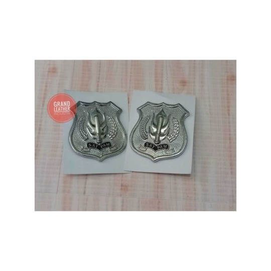 Pin Kewengan Satpam Logo Silver