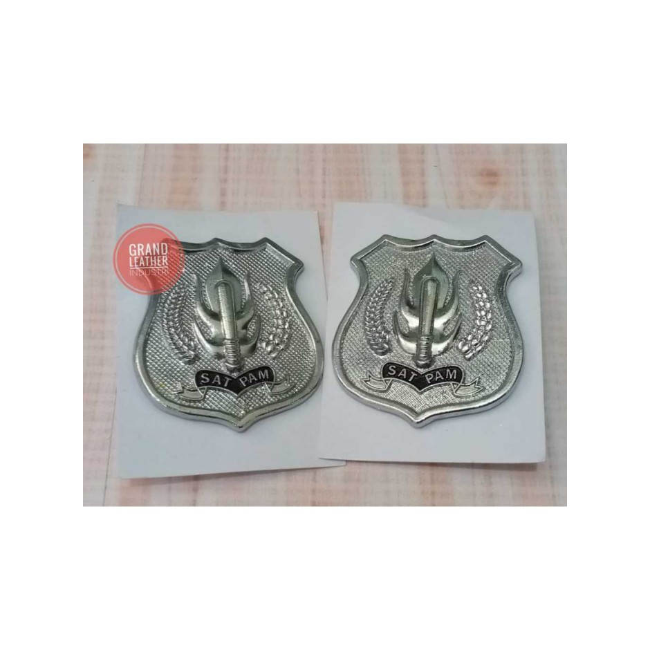 Pin Kewengan Satpam Logo Silver