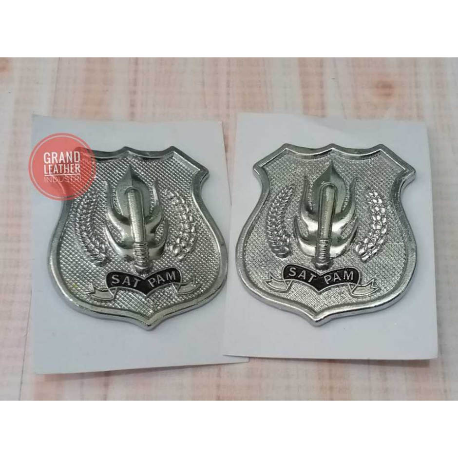 PIN KEWENANGAN SATPAM LOGO SILVER