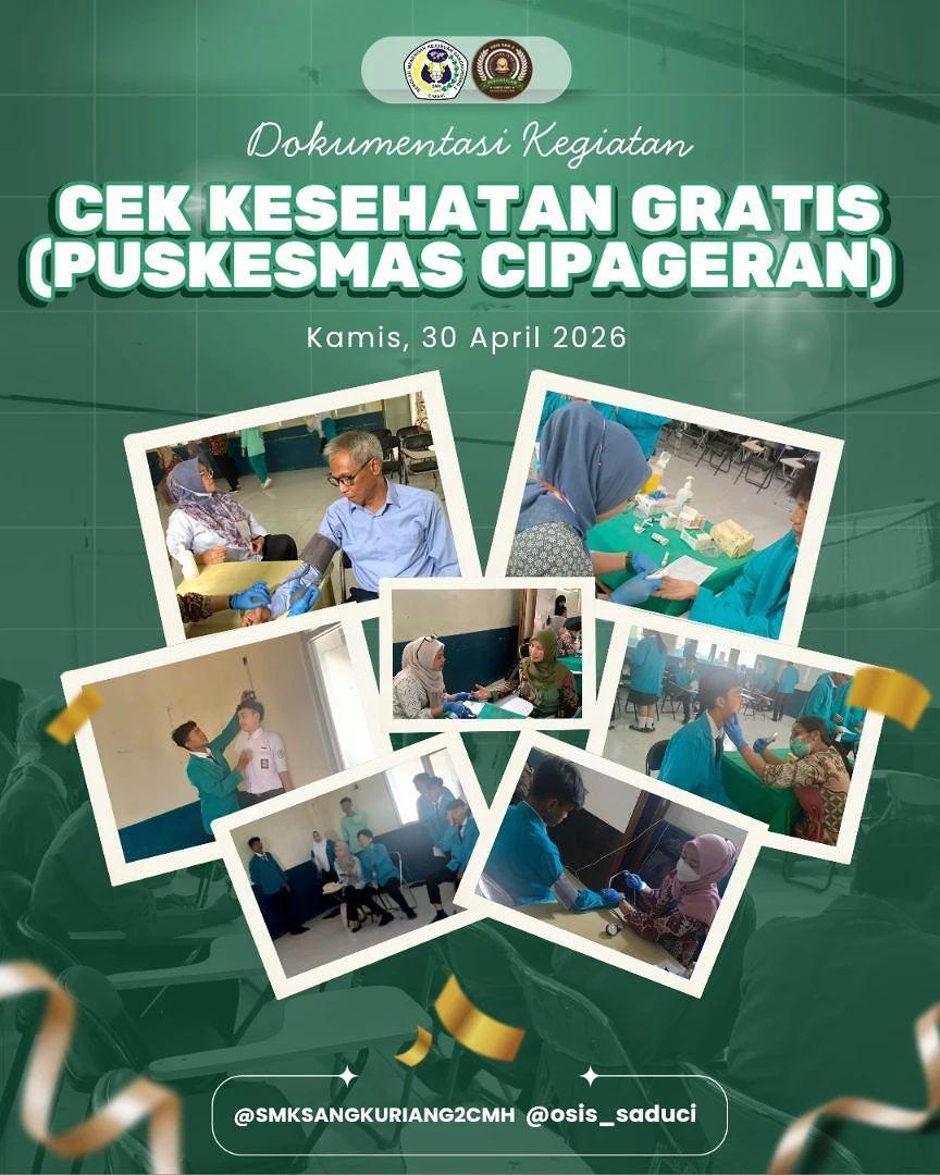 Cek Kesehatan Gratis -Puskesmas Cipageran-