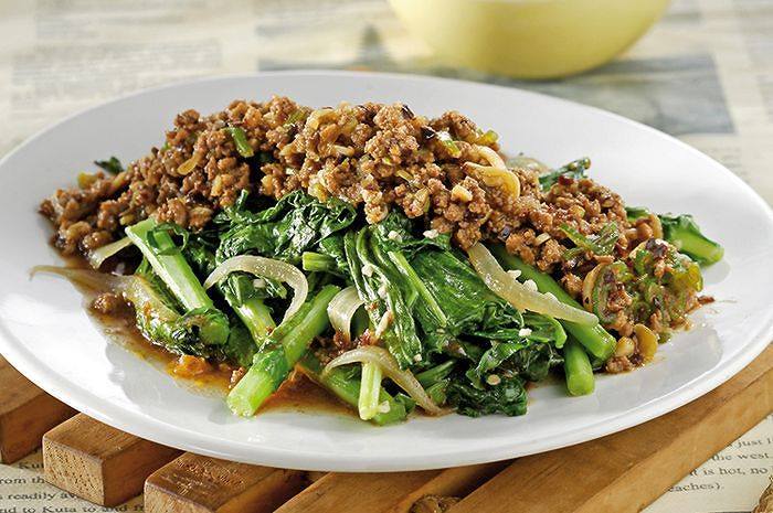 TUMIS KAILAN SIRAM DAGING BAWANG PUTIH SOY