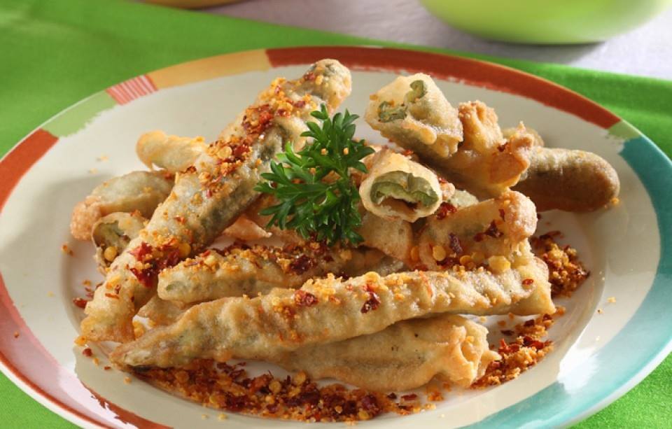 TERONG GORENG TEPUNG PEDAS SOY