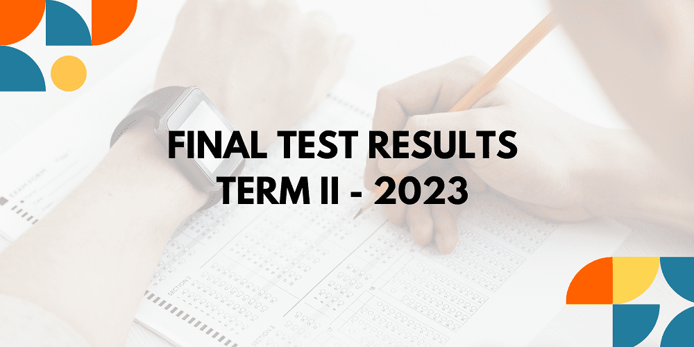 FINAL TEST RESULT TERM 2 2023 GET - CV PROGRAM