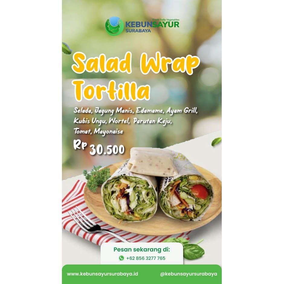 Salad Wrap Tortilla 