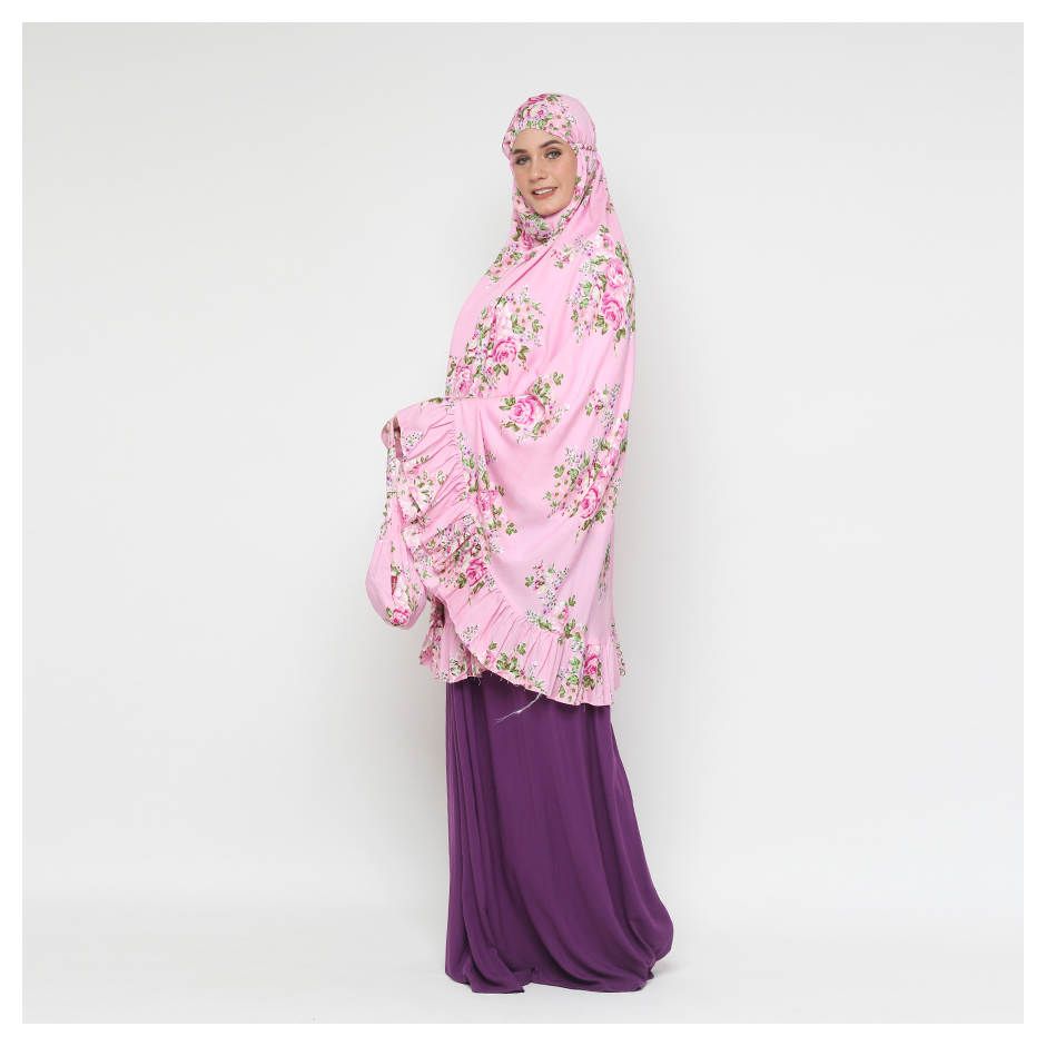 Mukena Tatuis Shiva 095 Pink Dewasa