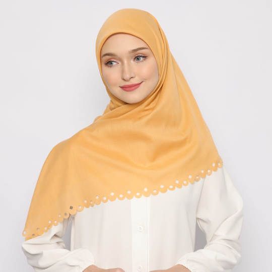 Tatuis Square Hijab Damour 109 Orange Reguler