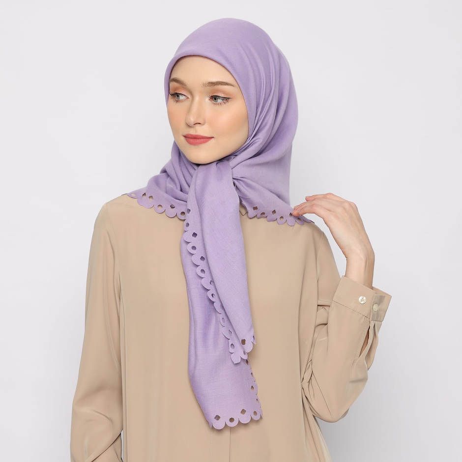 Tatuis Square Hijab Damour 109 Lylac Reguler