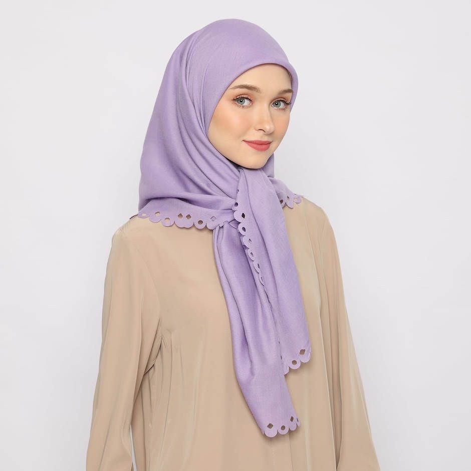 Tatuis Square Hijab Damour 109 Lylac Reguler