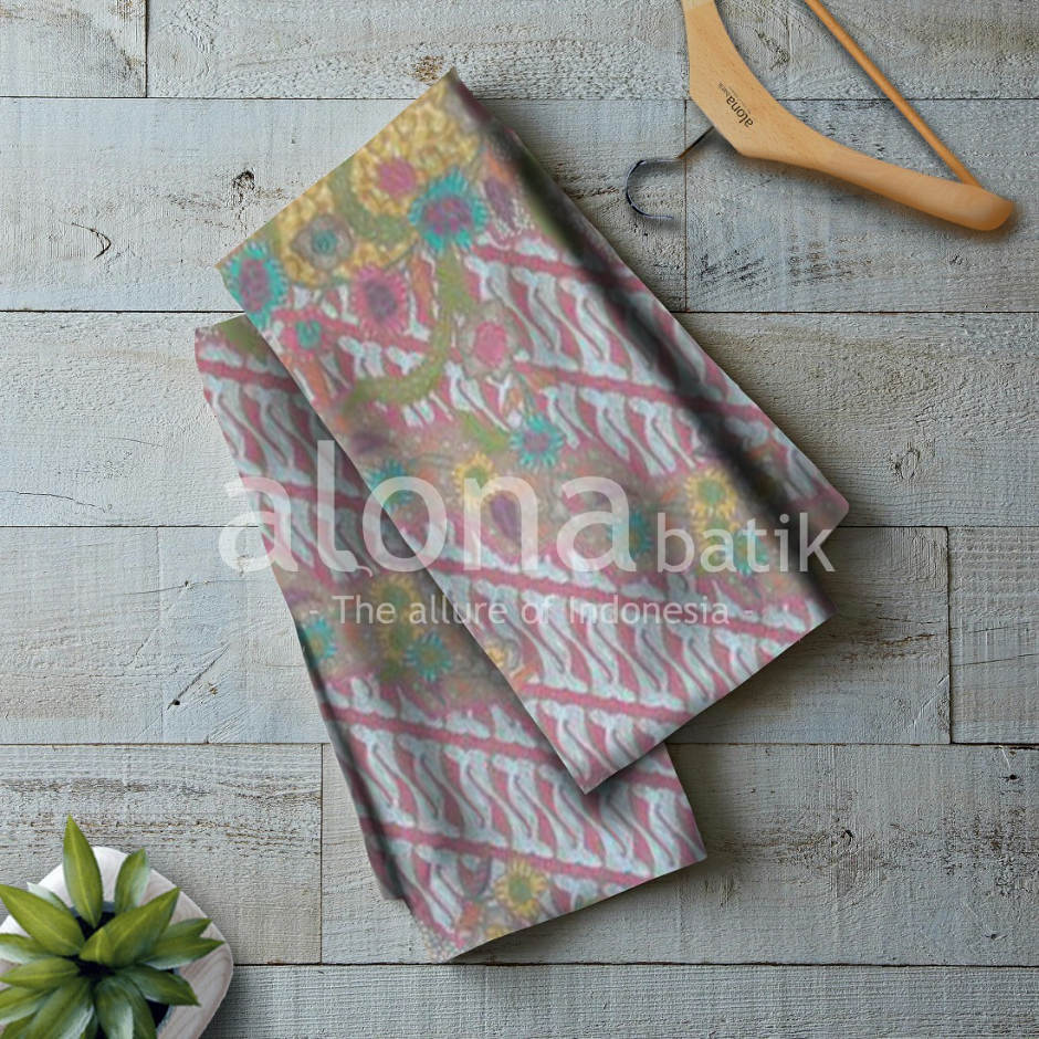 KAIN BATIK KLASIK PASTEL KODE SP.1344